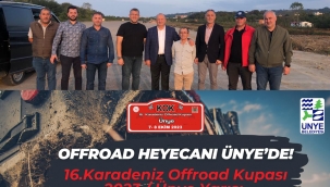 ÜNYE'DE 3. KEZ OFF-ROAD HEYECANI BAŞLIYOR