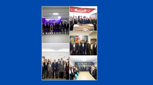 VALİ EROL, SİYASİ PARTİLERE İADE-İ ZİYARETTE BULUNDU