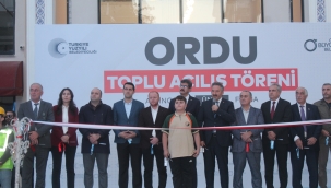 MECLİS BAŞKANI KURTULMUŞ, ÜNYE BEYLİK FORUSU BEDESTEN'İ AÇTI