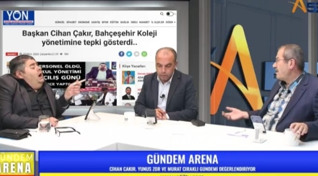 ÇAKIR VE BEŞİKCİOĞLU YİNE BAHÇEŞEHİR'İ KONUŞTU