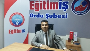 EĞİTİM İŞ ŞUBE BAŞKANI SAYMAN: "ÖĞRETMENLER KAMU ÇALIŞANLARI İÇİNDE SON SIRADA"