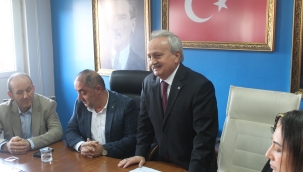 ESKİ BAŞKAN SARIKOCA ADAY ADAYLIĞI MÜRACAATINI YAPTI