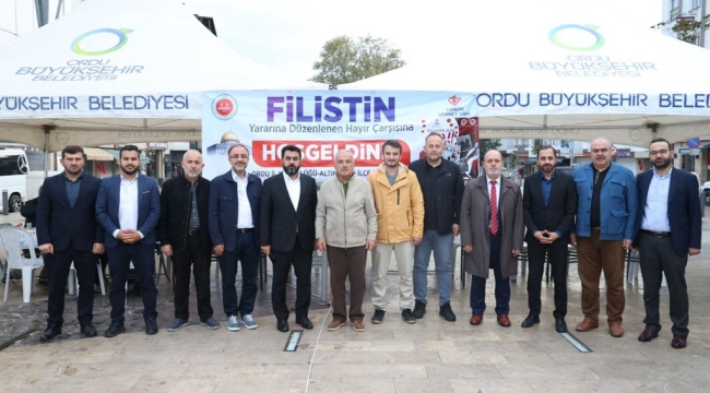 ORDU, FİLİSTİN'İN YANINDA