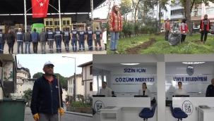 ÜNYE BELEDİYESİ'NDEN ATA'YA SAYGI DURUŞU