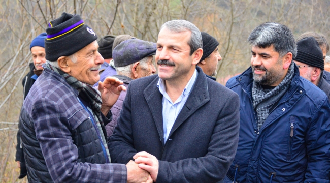 AKKUŞ'TA 6,2 KM'LİK BETON YOLDA SONA GELİNDİ