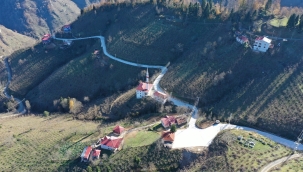 ALTINORDU BAHARİYE'DE BETON YOL ÇALIŞMALARI TAMAMLANDI