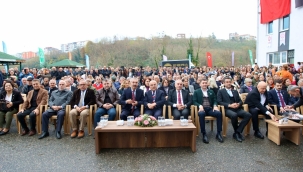BÜYÜKŞEHİR BELEDİYESİNCE TAMAMLANAN CEMEVİNİN AÇILIŞI YAPILDI