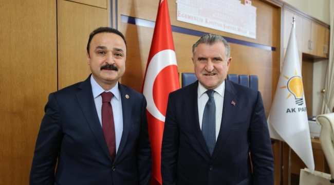 ŞANLITÜRK, BAKAN BAK İLE ORDU'NUN SPORUNU KONUŞTU