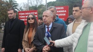 ZAFER PARTİSİ LİDERİ ÖZDAĞ ÜNYE'DE KONUŞTU