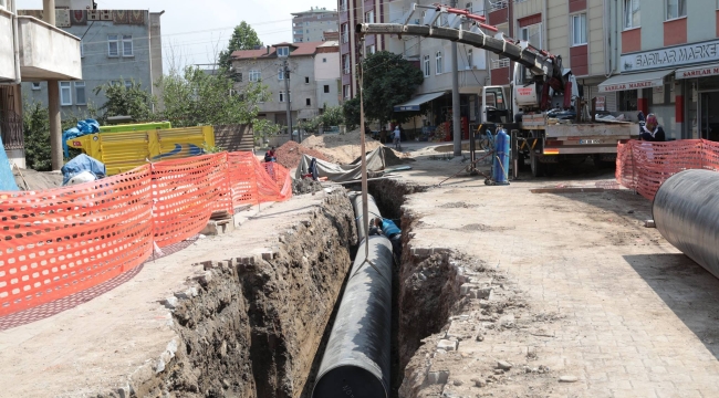 BÜYÜKŞEHİR 19 İÇME SUYU HATTINI HAYATA GEÇİRDİ
