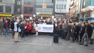 FATSA'DA EMEKLİ ZAMMINA TEPKİ: "EMEKLİLER İÇİN AÇIKLANAN ZAMMIN KARŞILIĞI YOKTUR"