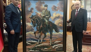 FATSA MHP İLÇE BAŞKANI MURAT KAÇAK'TAN DEVLET BAHÇELİ'YE ZİYARET