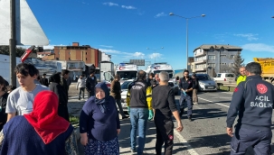 İKİ BİSİKLETLİ ÇOCUĞA ARAÇ ÇARPTI