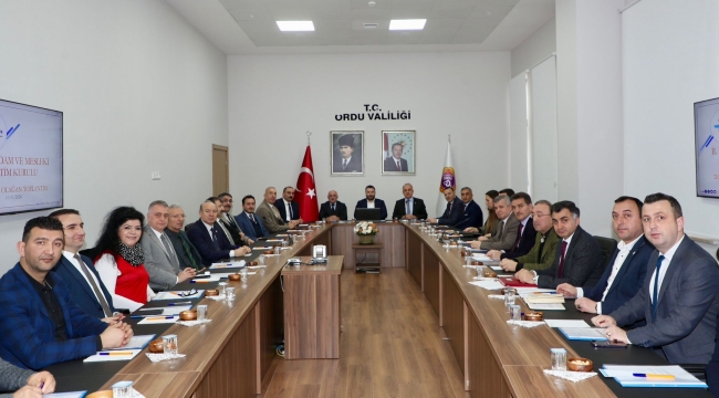 İL İSTİHDAM VE MESLEKİ EĞİTİM KURULU TOPLANTISI YAPILDI