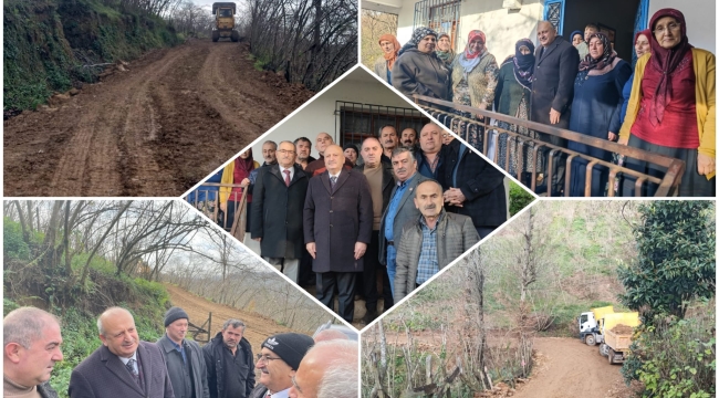 İNKUR MAHALLESİ'NDE YOL SEVİNCİ