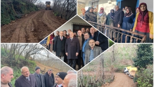 İNKUR MAHALLESİ'NDE YOL SEVİNCİ