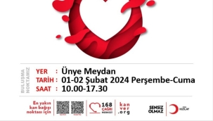 KIZILAY'DAN KAN BAĞIŞINA DAVET