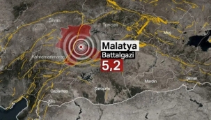 MALATYA'DA 5,2 BÜYÜKLÜĞÜNDE DEPREM