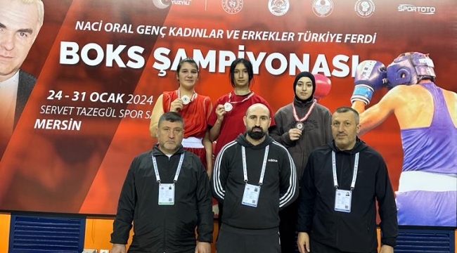 ORDU'YA BOKSTAN ÜÇ MADALYA