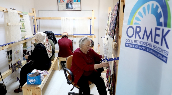 ORMEK MESLEK EDİNMEDE ÖNCÜLÜK YAPIYOR