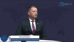 ÜNYE BELEDİYE BAŞKAN ADAYI BALCI: "ÜNYE'YE REFAHI VAAT EDİYORUZ"