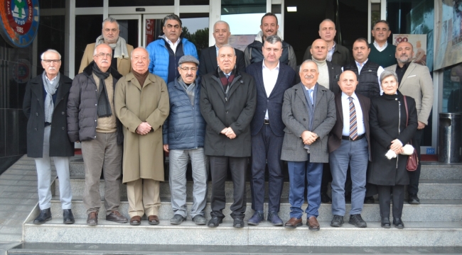 ÜNYE TİCARET VE SANAYİ ODASI, ESKİ BAŞKANLARI AĞIRLADI
