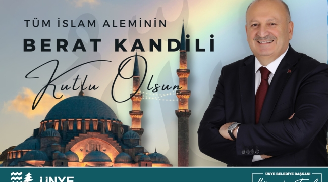 BAŞKAN TAVLI, "BERAT KANDİLİ MANEVİYATIMIZIN HUZURA ERMESİ İÇİN BİR FIRSATTIR"
