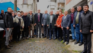 BAŞKAN TAVLI'DAN GIDA MADDELERİ SATICILARI ESNAF ODASINA ZİYARET