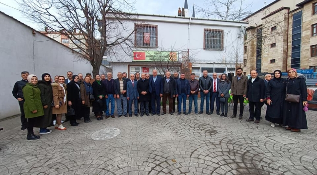 BAŞKAN TAVLI GAZİLER DERNEĞİNİ ZİYARET ETTİ