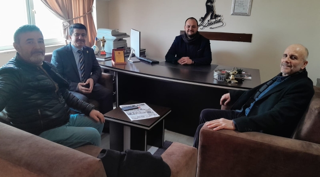 BBP ÜNYE BELEDİYE BAŞKAN ADAYI FİDAN'DAN NESNEL MEDYA'YA ZİYARET 