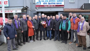 ENVER YILMAZ, EMEĞİN USTALARINI ZİYARET ETTİ