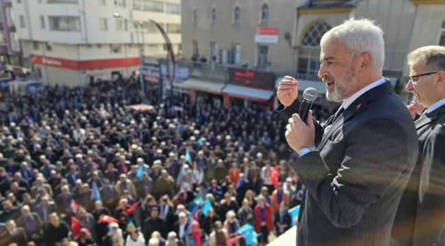 KORGAN'DA ENVER YILMAZ'A TARİHİ KARŞILAMA