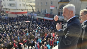 KORGAN'DA ENVER YILMAZ'A TARİHİ KARŞILAMA