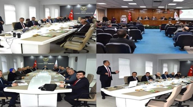  ORDU'DA TARIMSAL ÜRETİMİN PLANLANMASI TOPLANTISI GERÇEKLEŞTİRİLDİ