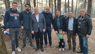 ÜNYE'DE VATANDAŞLAR GÜNEŞLİ HAVANIN TADINI ÇIKARDI