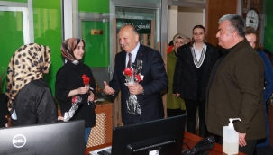 BAŞKAN TAVLI KADINLAR GÜNÜNÜ KUTLADI