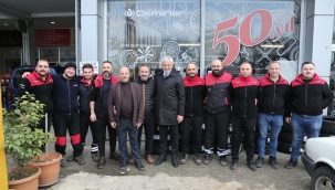 ENVER YILMAZ ALTINORDU'DA ESNAFLARLA BULUŞTU