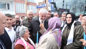 ENVER YILMAZ FATSA VE GÜRGENTEPE'NİN 6 MAHALLESİNİ ZİYARET ETTİ