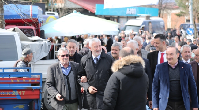 ENVER YILMAZ ÜNYE'DE ADIM ATMADIK YER BIRAKMADI