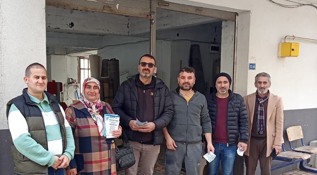 FEVZİ ÇAKMAK MUHTAR ADAYI EMİNE İNAN YILMAZ SAHADAN AYRILMIYOR