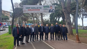 GELECEK PARTİSİ A TAKIMI BELEDİYE BAŞKAN ADAYI TEVRAT KORKMAZ İÇİN ÜNYE'DE