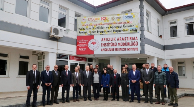 ORDU'DA ARICILARA APİTERAPİ EĞİTİMİ