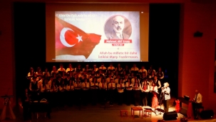 ORDU'DA İSTİKLAL MARŞI'NIN KABULÜ VE MEHMET AKİF'İ ANMA PROGRAMI YAPILDI