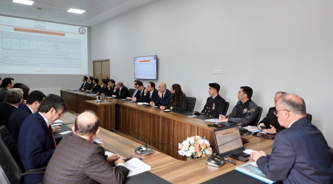 ORDU'DA SEÇİM GÜVENLİĞİ TOPLANTISI YAPILDI