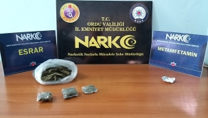 ORDU'DA UYUŞTURUCU İLE MÜCADELE SÜRÜYOR