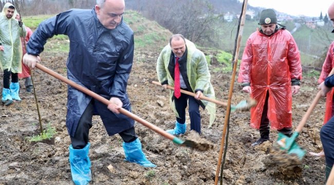 ORMANCILIK GÜNÜ'NDE FİDANLAR TOPRAKLA BULUŞTU