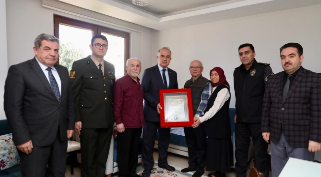 ŞEHİT TEMEL ARSLAN'IN AİLESİNE "ŞEHADET BELGESİ" VERİLDİ