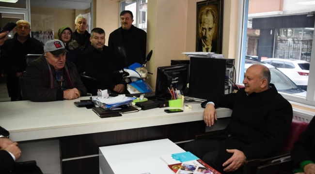 TSD ÜNYE ŞUBESİ'NDEN BAŞKAN TAVLI'YA TEŞEKKÜR