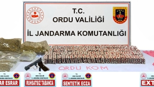 JANDARMADAN FATSA'DA UYUŞTURUCU OPERASYONU