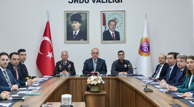 NİSAN AYI İL GÜVENLİK ASAYİŞ VE KOORDİNASYON TOPLANTISI YAPILDI